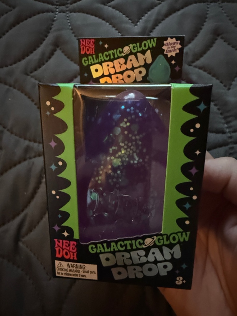 Nee Doh Galactic Glow Dream Drop - Purple